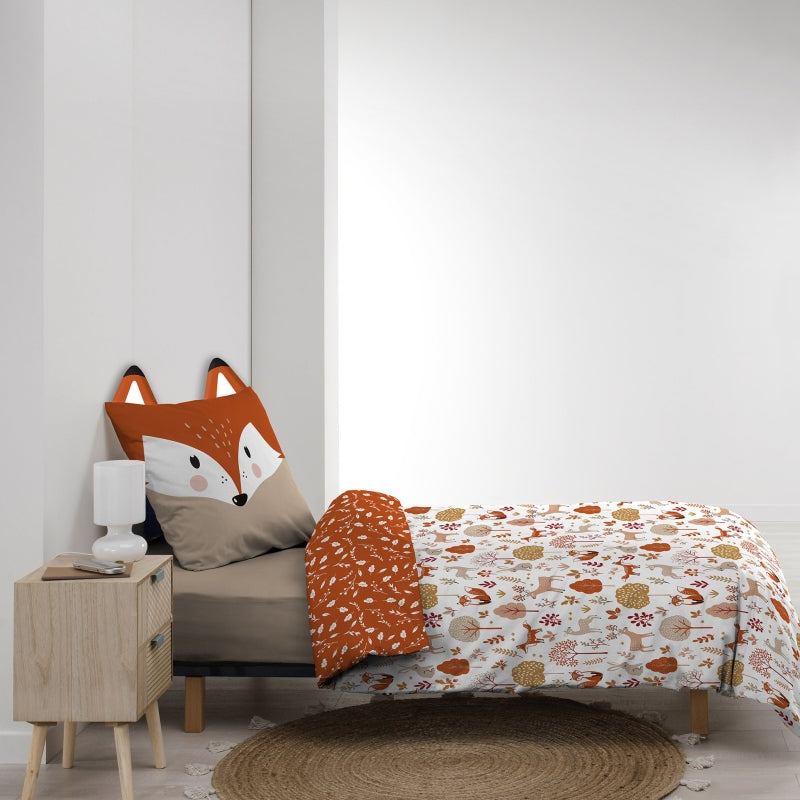 RENA Kids Duvet 2-piece Set, 55.1" x 78.7" - Orange