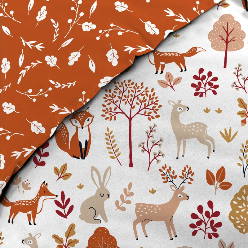 RENA Kids Duvet 2-piece Set, 55.1" x 78.7" - Orange