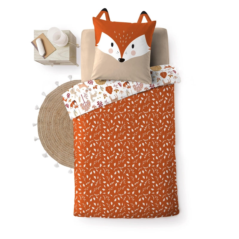 RENA Kids Duvet 2-piece Set, 55.1" x 78.7" - Orange