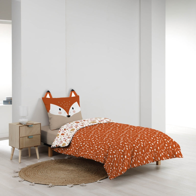 RENA Kids Duvet 2-piece Set, 55.1" x 78.7" - Orange