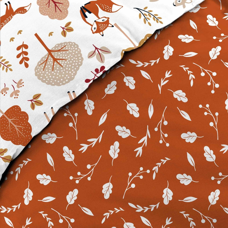 RENA Kids Duvet 2-piece Set, 55.1" x 78.7" - Orange