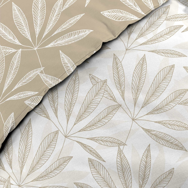 JAKU duvet cover 3-piece set 94.5" x 86.6" - Beige