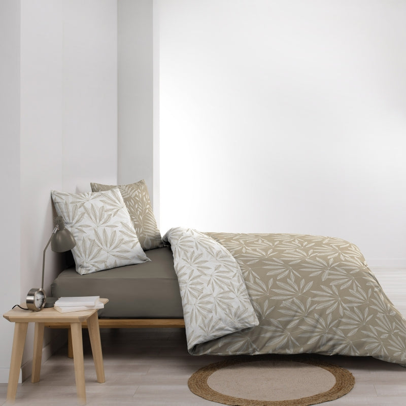 JAKU duvet cover 3-piece set 94.5" x 86.6" - Beige