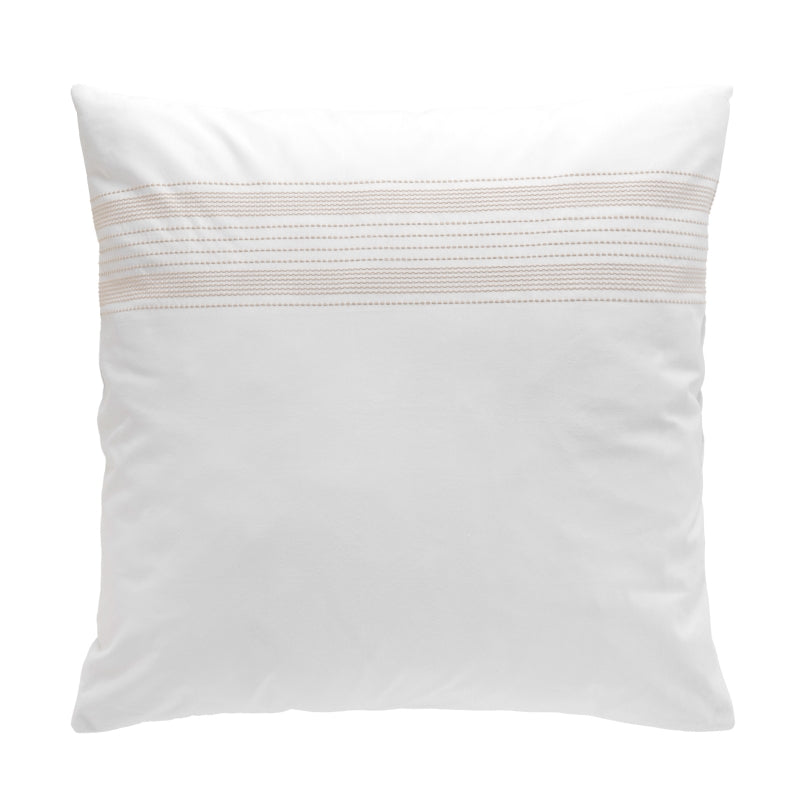 ORELI white striped duvet cover set (3 pieces)