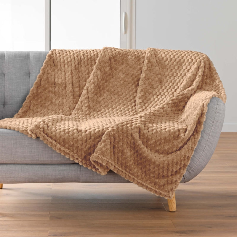 BOFY Soft Throw, 49.2" x 59.1" - Brown