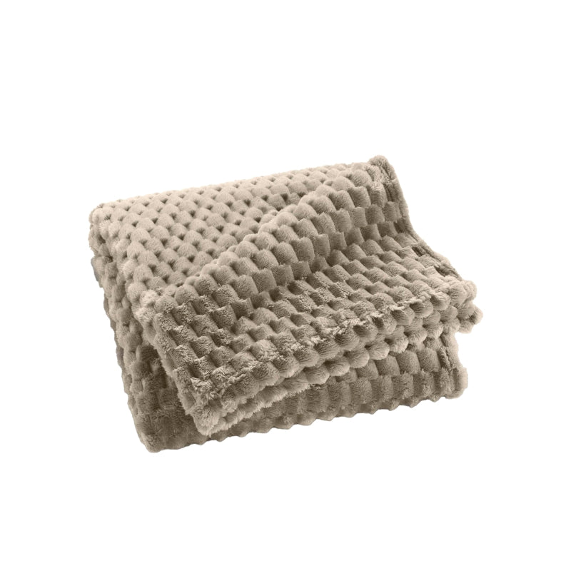 BOFY Soft Throw, 49.2" x 59.1" - Taupe