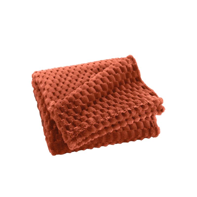 BOFY Soft Throw, 49.2" x 59.1" - Terracotta
