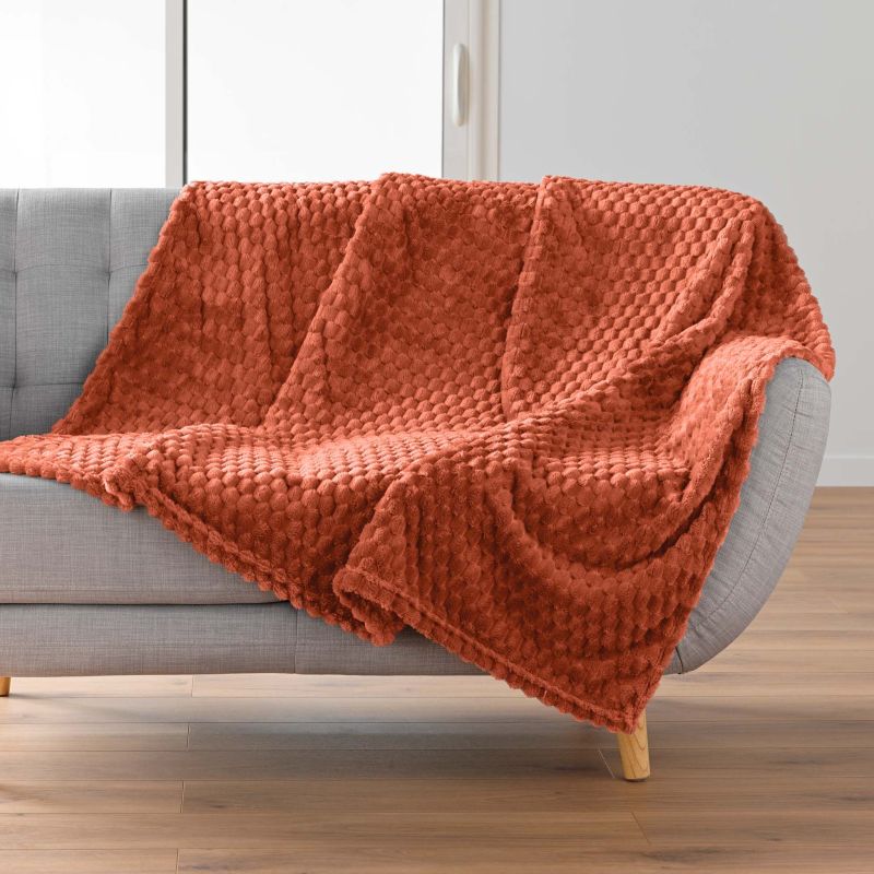 BOFY Soft Throw, 49.2" x 59.1" - Terracotta