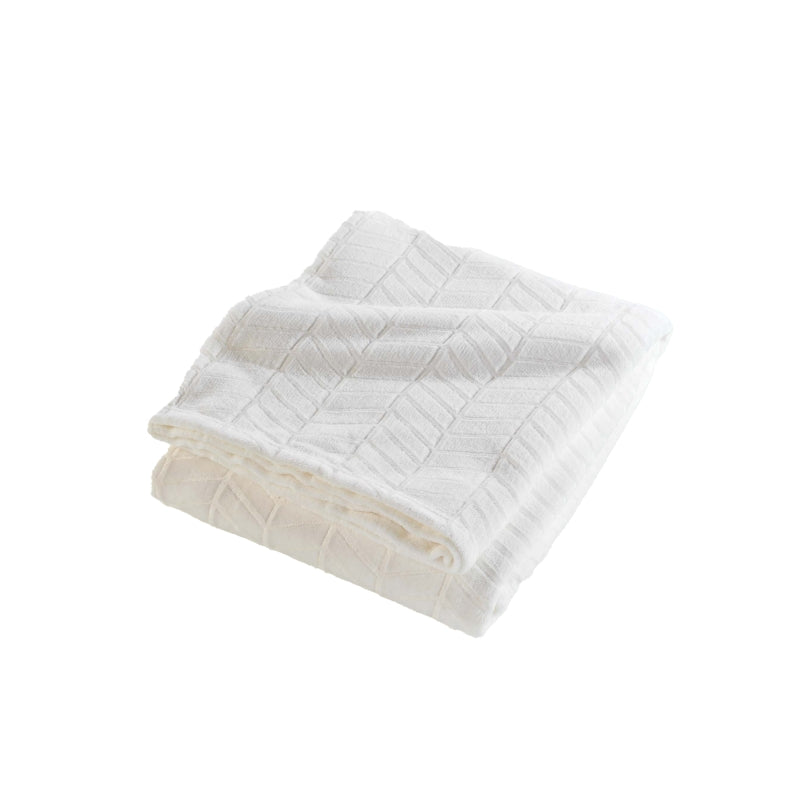 SAJY Soft Throw, 70.9" x 86.6" - White