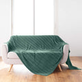 SAJY Soft Throw, 70.9" x 86.6" - Green