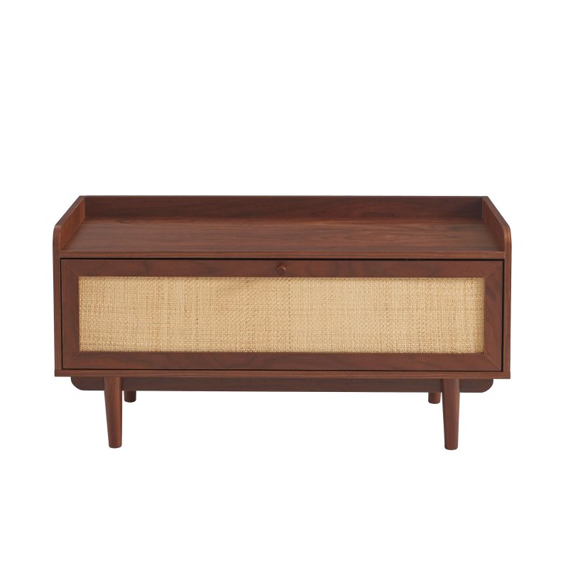 LEON Shoe Bench - Dark wood