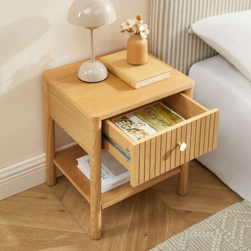 CLEO Nightstand - Light wood