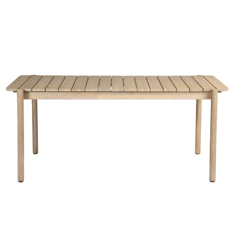 SAMOA Dining Table Set wiith 6 NOA Chairs - Wood/Beige