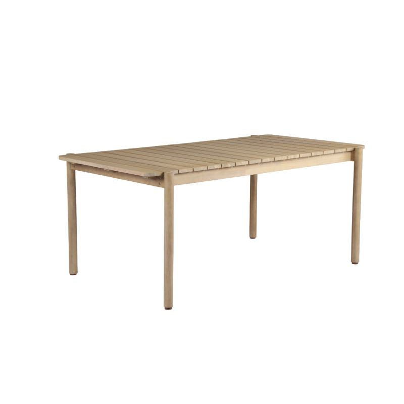 SAMOA Dining Table Set wiith 6 NOA Chairs - Wood/Terracotta