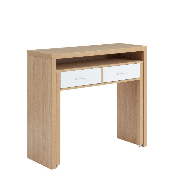STUDIO Extendable Desk 38.8" - Light wood