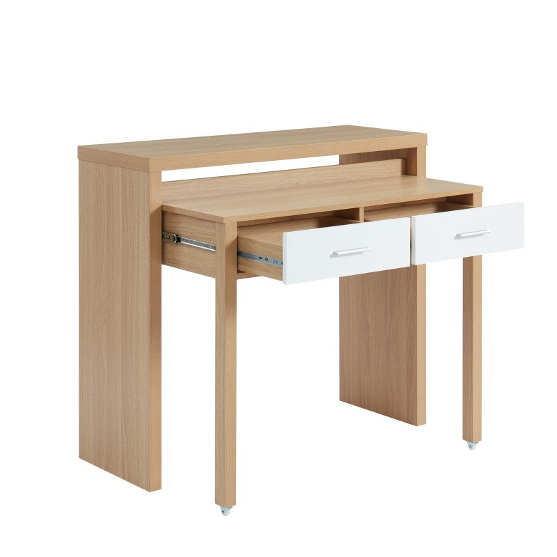 STUDIO Extendable Desk 38.8" - Light wood