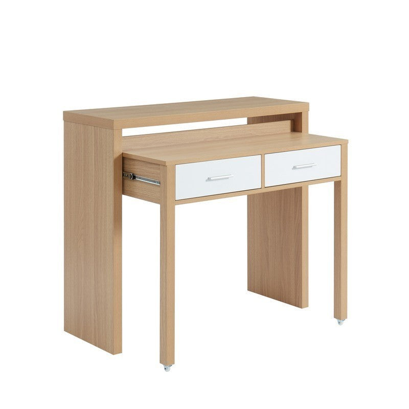STUDIO Extendable Desk 38.8" - Light wood