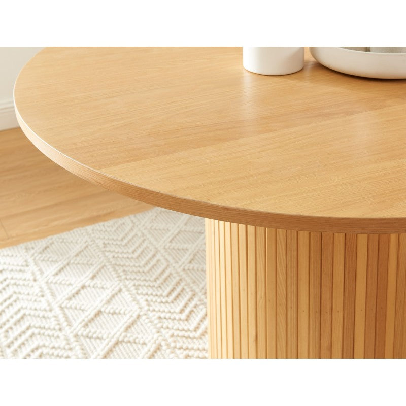 ERNEST Round Dining Table 47.2" - Light wood
