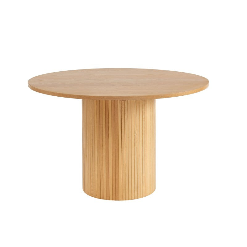 ERNEST Round Dining Table 47.2" - Light wood