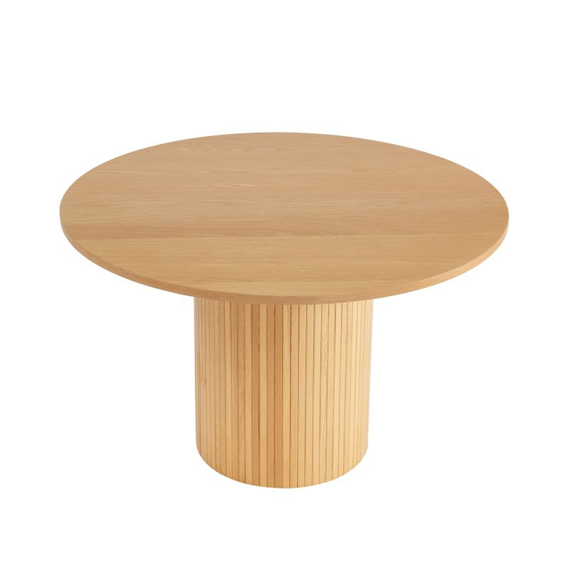 ERNEST Round Dining Table 47.2" - Light wood