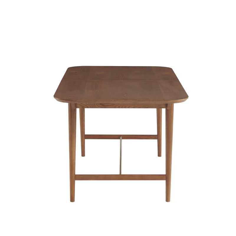 JILL Rectangular Extendable Dining Table 63" to 78.7" - Dark wood