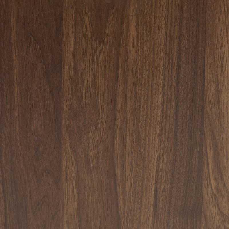 AFFY Oval Wood Effect Coffee Table – Dark wood
