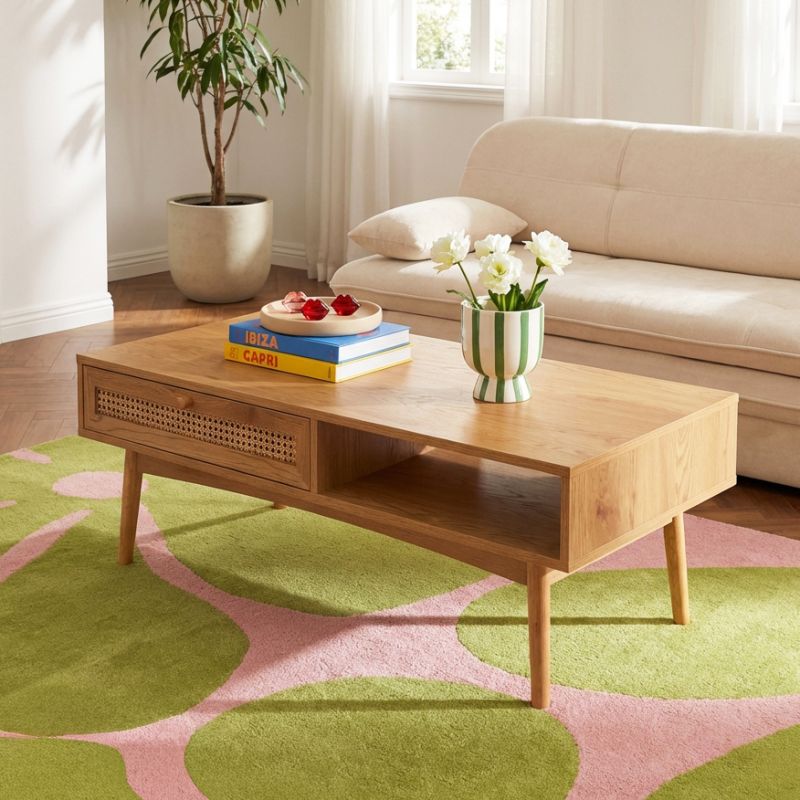 INES Coffee Table - Light wood