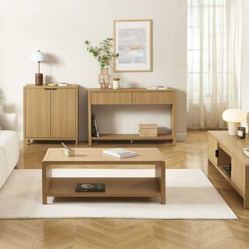UTICA Coffee Table - Light wood