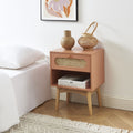 SIXTINE Nightstand - Terracotta