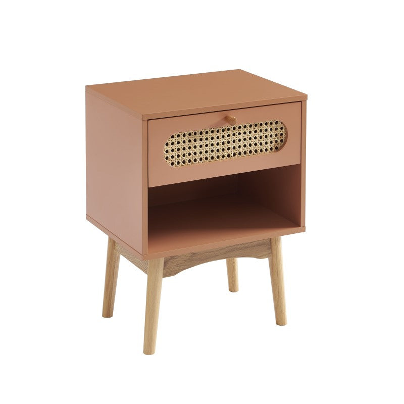 SIXTINE Nightstand - Terracotta