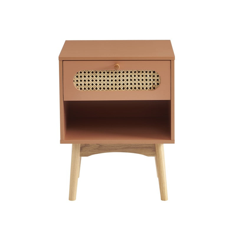 SIXTINE Nightstand - Terracotta