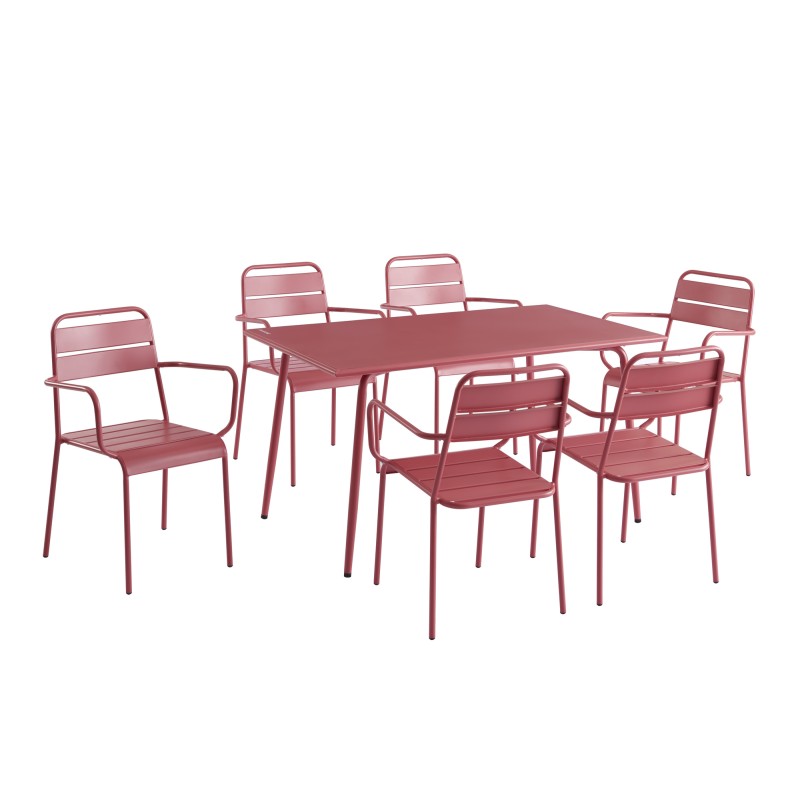 PANTONE® Garden Table, Glacier Gray, 55" – Gray