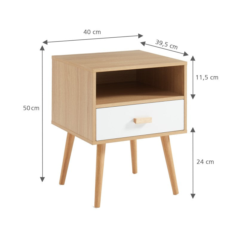 ULOS Nightstand - Light wood