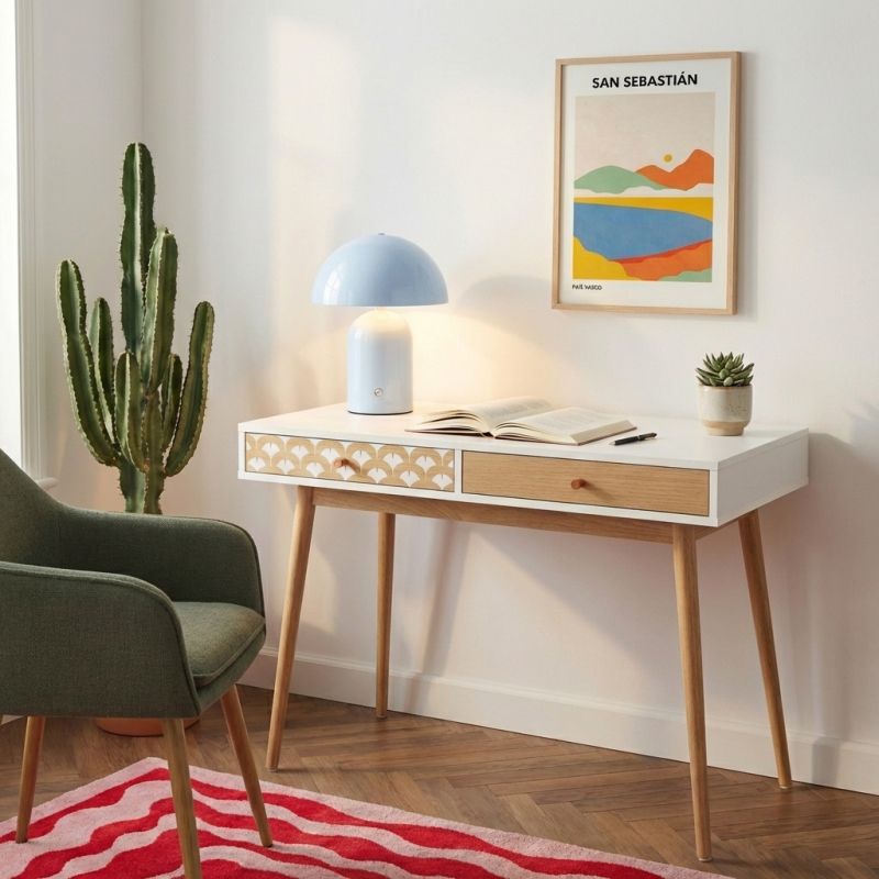 UTAH Desk 39.4" - Light wood