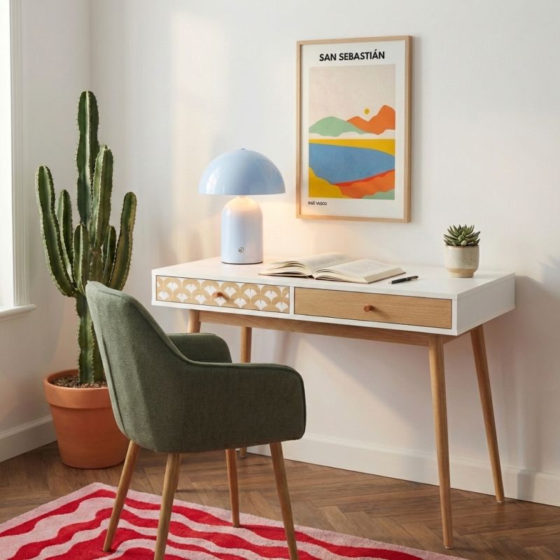 UTAH Desk 39.4" - Light wood