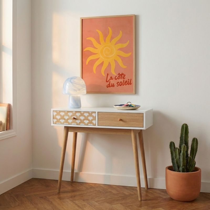 UTAH Console Table 31.5" - Light wood