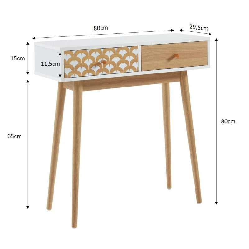 UTAH Console Table 31.5" - Light wood